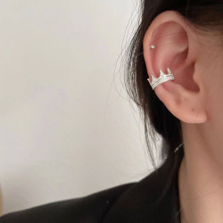 حلق أذن فضي silver earring