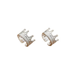 حلق أذن فضي silver earring