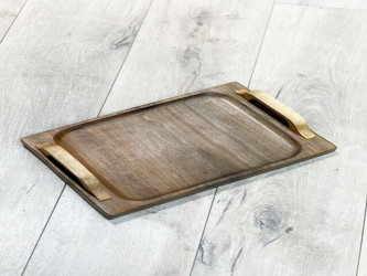 سيت صواني خشب طبيعي Natural wood tray