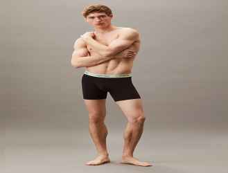 سيت بوكسر رجالي بوكسر بريف - 3 قطع Men’s Icon Cotton Stretch Boxer Briefs 3-Pack