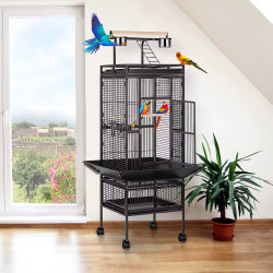 قفص ببغاء حديد حجم وسط Medium-sized iron parrot cage