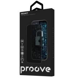 زجاج حماية برووف للشاشة خصوصية آيفون 16 بلس أسود (لاصق شاشة) "Proove Protective glass  Privacy iPhone 16 Plus black (لاصق شاشة) "
