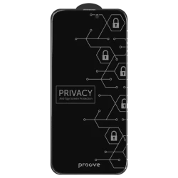 زجاج حماية برووف للشاشة خصوصية آيفون 16 بلس أسود (لاصق شاشة) "Proove Protective glass  Privacy iPhone 16 Plus black (لاصق شاشة) "