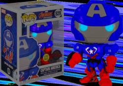 مجسم فانكو بوب أفنجرز: إضراب الآلية - كابتن أمريكا (يتوهج في الظلام) Funko Pop! Avengers Mech Strike - Captain America #829 (Glow in the Dark / Special Edition)