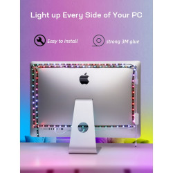 RGB بطول 10 أمتار مع ريموت متعدد الألوان والأنماط 10-meter RGB light with multi-color and multi-pattern remote control