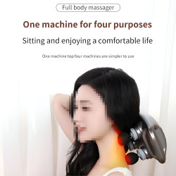 جهاز تدليك رباعي الرؤوس للاسترخاء العميق Four-head massager for deep relaxation