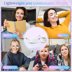 جهاز العلاج بالضوء الأحمر تحت العين red light therapy device under the eye