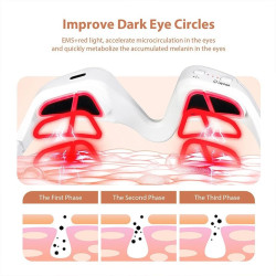 جهاز العلاج بالضوء الأحمر تحت العين red light therapy device under the eye