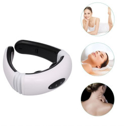 مدلك رقبة كهربائي يعمل بالنبضات مع ستة أوضاع Electric pulse neck massager with six modes