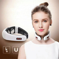 مدلك رقبة كهربائي يعمل بالنبضات مع ستة أوضاع Electric pulse neck massager with six modes