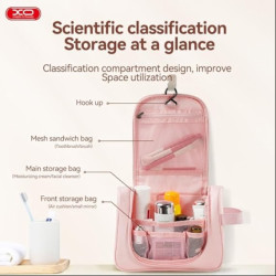 حقيبة مكياج XO كبيرة مقاومة للماء XO Large Waterproof Makeup Bag