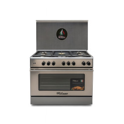 طباخ ميلانو الإيطالي 5 مشاعل97 CH ستيل 97 CH Italian Milano Cooker, 5 Burners, 90x60