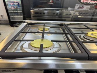 طباخ ميلانو الإيطالي 5 مشاعل97 CH ستيل 97 CH Italian Milano Cooker, 5 Burners, 90x60
