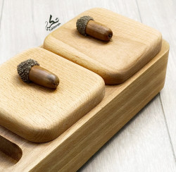 قطعه تقديم من خشب البلوط Oak serving piece