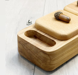 قطعه تقديم من خشب البلوط Oak serving piece