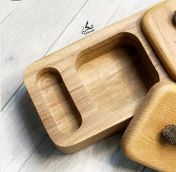 قطعه تقديم من خشب البلوط Oak serving piece