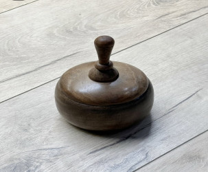 كاسة تقديم خشب جوز طبيعي Natural walnut wood serving cup
