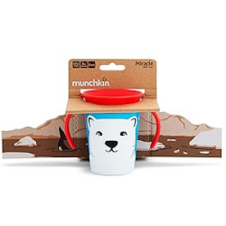 كوب الشرب للاطفال من مونشكين ميركالي 360  الامريكي Munchkin Mircale 360 Wild love sippy cop