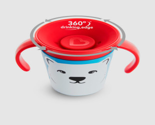 كوب الشرب للاطفال من مونشكين ميركالي 360  الامريكي Munchkin Mircale 360 Wild love sippy cop