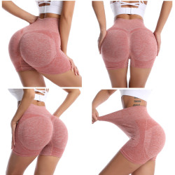 شورت نسائي رياضي عالي الخصر لرفع وتكبير الأرداف وشد البطن Sicoozoe Women's High Waist Booty Lifting Shorts