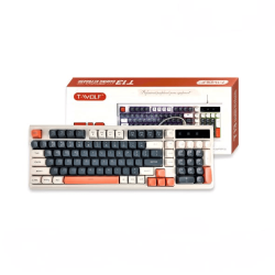 لوحة مفاتيح ألعاب T13 RGB سلكية 98 مفتاح إضاءة خلفية متعددة الألوان T13 RGB Wired Gaming Keyboard 98 Keys Mixed Color Backlight
