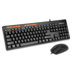 طقم مكتبي متعدد الوسائط C105 3 في 1 لوحة مفاتيح وماوس وسماعة C105 3-in-1 Desktop Multimedia Combo Keyboard Mouse Speaker