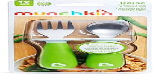 طقم شوكة و ملعقة للاطفال امن وصحي Toddler Fork Spoon Set