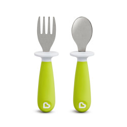 طقم شوكة و ملعقة للاطفال امن وصحي Toddler Fork Spoon Set
