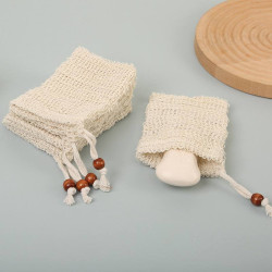 ليفة صابون طبيعية من ألياف السيزال Natural Sisal Soap Saver Bag