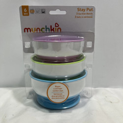 اطباق للاطفال عدد 3 امنة وصحية- شفط 3Suction Bowls