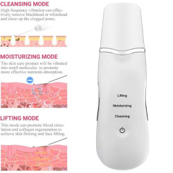 آلة تنظيف البشرة بالموجات فوق الصوتية – جهاز تقشير وتجديد البشرة Shovel Skin Machine / Ultrasonic Skin Scrubber آلة تنظيف البشرة بالموجات فوق الصوتية – جهاز تقشير وتجديد البشرة Shovel Skin Machine / Ultrasonic Skin Scrubber