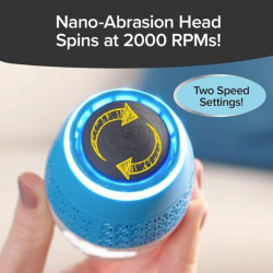 جهاز إزالة الجلد الميت وتشقق القدمين مع شفط وفلتر Rechargeable Callus Remover with Vacuum & LED Light