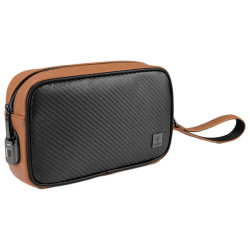 حقيبة وي-وو ماستر كاربون بقفل بصمة الإصبع الذكي WIWU MASTER CARBON FINGERPRINT LOCK POUCH