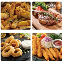 قلاية هوائية مزدوجة سونيفر 8 لتر Sonifer Double Air Fryer 8L