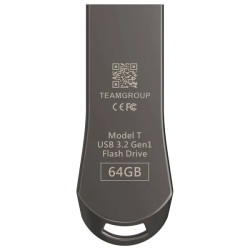 محرك الأقراص الفلاشي TEAMGROUP Model T بسعة 64 جيجابايت. Team Group 64GB Model T USB 3.2 Gen1 Flash Drive, Speed Up to 100MB/s