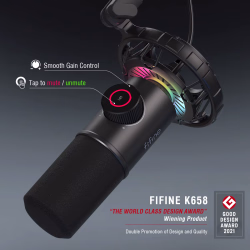مايك Fifine K658 USB ديناميكي MIC FIFINE K658