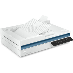 ماسح ضوئي مستندات ومسطح HP ScanJet Pro 2600 f1 A4 مزدوج الوجه HP ScanJet Pro 2600 f1 A4 Duplex Document & Flatbed Scanner – Up to 25 ppm, 600 dpi ADF & 1200 dpi Flatbed, 60-Sheet ADF
