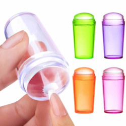 سيت أدوات تزيين الأظافر Clear Silicone Stamping Jelly  Scraper Set