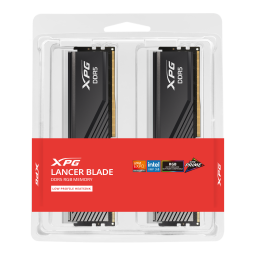 مجموعة ذاكرة XPG Lancer Blade RGB DDR5 6000MHz سعة 32 جيجابايت (2x16 جيجابايت) CL48 UDIMM 288-pins SDRAM DDR5 XPG Lancer Blade RGB DDR5 6000MHz 32GB (2x16GB) CL48 UDIMM 288-Pins Desktop SDRAM DDR5 Dual Channel RAM Kit