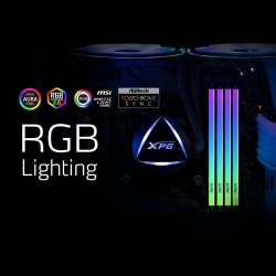 ذاكرة XPG SPECTRIX D35G RGB DDR4 3600MHz سعة 16 جيجابايت CL18 UDIMM ، ذاكرة وصول عشوائي أحادية القناة من نوع SDRAM XPG SPECTRIX D35G RGB DDR4 3600MHz 16GB CL18 UDIMM 288‑Pins Desktop SDRAM DDR4 Single Channel RAM