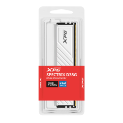ذاكرة XPG SPECTRIX D35G RGB DDR4 3600MHz سعة 16 جيجابايت CL18 UDIMM ، ذاكرة وصول عشوائي أحادية القناة من نوع SDRAM XPG SPECTRIX D35G RGB DDR4 3600MHz 16GB CL18 UDIMM 288‑Pins Desktop SDRAM DDR4 Single Channel RAM