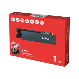 قرص صلب XPG GAMMIX S60 بسعة 1 تيرابايت بتقنية PCIe Gen4 x4 NVMe SSD - مع مشتت حراري، متوافق مع PS5 XPG GAMMIX S60 1TB PCIe Gen4 x4 NVMe SSD – Up to 5000/4200MB/s with Heat-Sink, PS5 Compatible