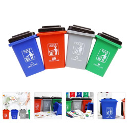 سلة نفايات مكتبية توضع على المكتب Desktop Office Trash Bin