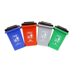 سلة نفايات مكتبية توضع على المكتب Desktop Office Trash Bin