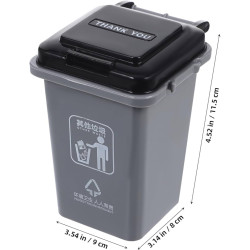 سلة نفايات مكتبية توضع على المكتب Desktop Office Trash Bin