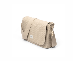حقيبة للأم كبيرة الحجم لون بيجي S MATERNITY SHOULDER BAG WONDER BG I3