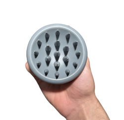 فرشة فروة الراأس السيليكونية Antibacterial Silicone Scalp Massager