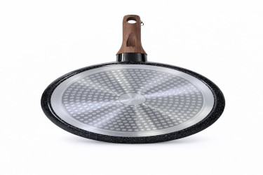 سيت مقالي ألماز SHS غير لاصقة  3 قطع (قياسات 18 سم، 22 سم، 28 سم) ALMAAZ SHS 3-Piece Non-Stick Frypan Set (18cm / 22cm / 28cm)