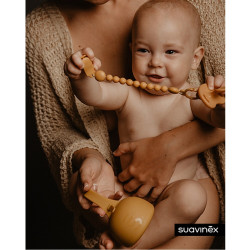 بروش من السيليكون اصفر S SOOTHER CLIP SILICONE MUSTARD I3