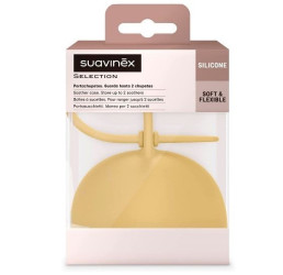حامل للهايات من السيليكون اصفر S SOOTHER HOLDER SILICONE MUSTARD I3